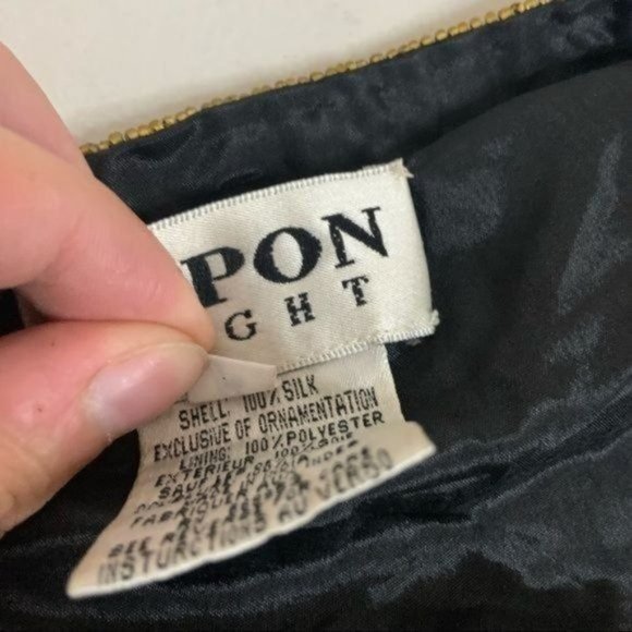 VINTAGE NIPON NIGHT BEADED FRINGE SILK JACKET 8 - Picture 6 of 16